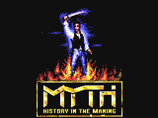 Myth: History In The Making title screen for Commodore 64